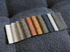 Anakin - Canapé D'Angle Réversible - Tissu Bouclette - 2 Coussins