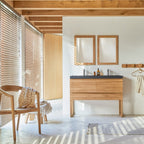 Edgar - Meuble Salle De Bain - Teck - Naturel