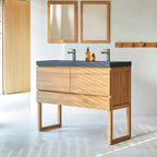 Edgar - Meuble Salle De Bain - Teck - Naturel