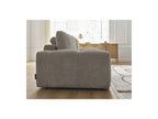 Anakin - Sofá recto convertible con arcón - Tejido bouclé - 2 cojines
