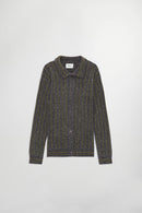 Pull Darren Polo Cardigan - Medium Grey Mel