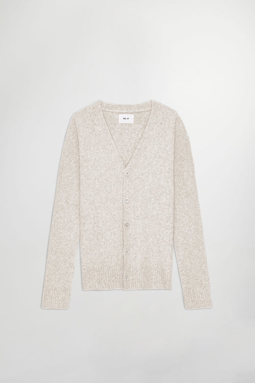 Knit John Cardigan 6683 - White Pepper