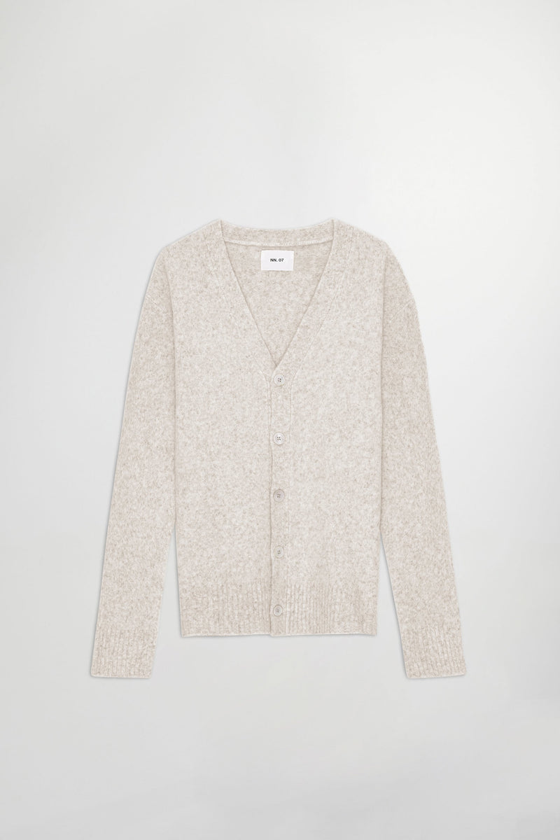 Pull John Cardigan - White Pepper