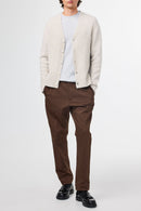 Pull John Cardigan - White Pepper