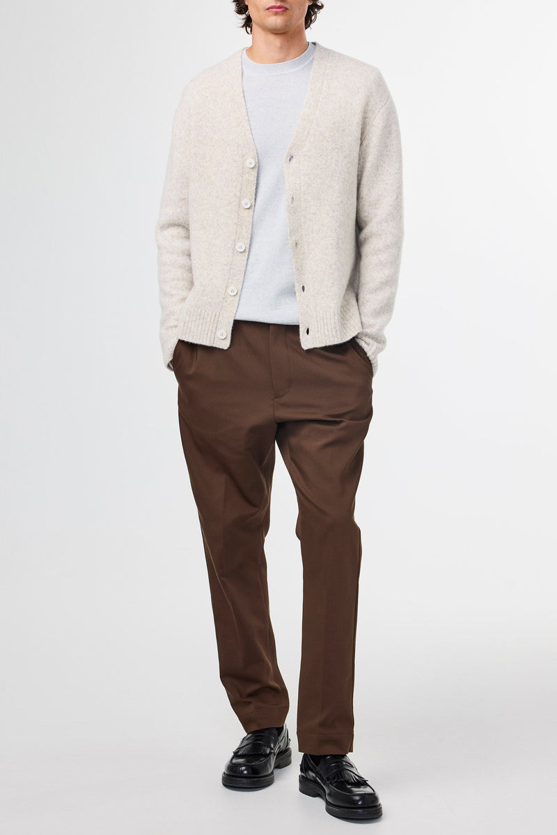 Pull John Cardigan - White Pepper