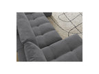 Anakin - Convertible Panoramic Sofa with Storage - Bouclé Fabric - 3 Cushions