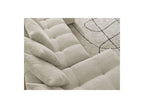 Anakin - Panoramic Convertible Sofa with Storage - Bouclé Fabric - 10 Cushions
