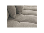 Anakin - Panoramic Convertible Sofa with Storage - Bouclé Fabric - 10 Cushions
