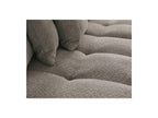 Anakin - Panoramic Convertible Sofa with Storage - Bouclé Fabric - 10 Cushions