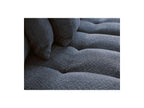 Anakin - Panoramic Convertible Sofa with Storage - Bouclé Fabric - 10 Cushions