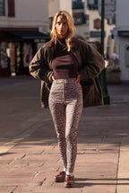 Camille Leo Leggings - Taupe