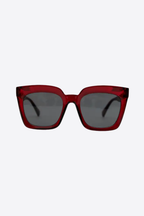 Lunettes De Soleil - Cristal Rouge - Femme