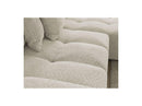Canapé D'Angle Convertible Réversible Coffre - Anakin - Tissu Bouclette - 6 Coussins