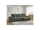 Canapé D'Angle Convertible Réversible Coffre - Anakin - Tissu Bouclette - 6 Coussins