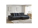 Canapé D'Angle Convertible Réversible Coffre - Anakin - Tissu Bouclette - 6 Coussins