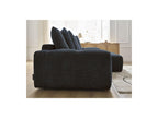 Anakin - Sofá esquinero convertible reversible con arcón - Tejido bouclé - 6 cojines