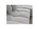 Canapé D'Angle Convertible Réversible Coffre - Anakin - Tissu Bouclette - 6 Coussins