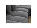 Canapé D'Angle Convertible Réversible Coffre - Anakin - Tissu Bouclette - 6 Coussins