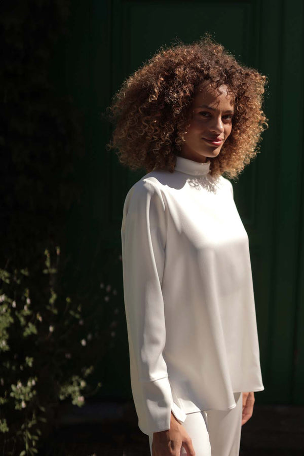 Claire satin blouse