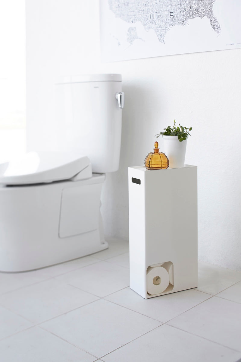 Rangement Papier Toilette - Blanc