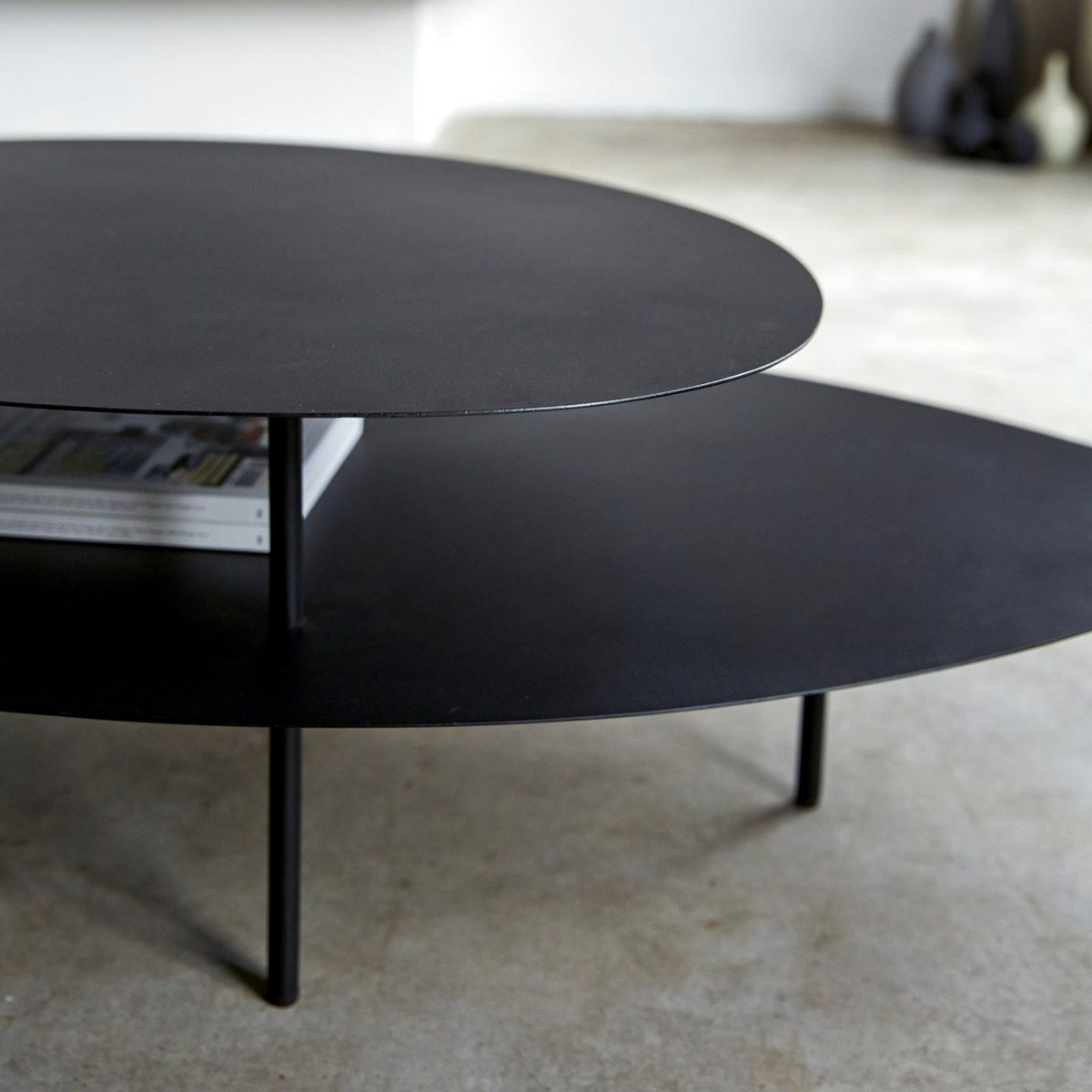 Judith - Table Basse - Métal - Noir