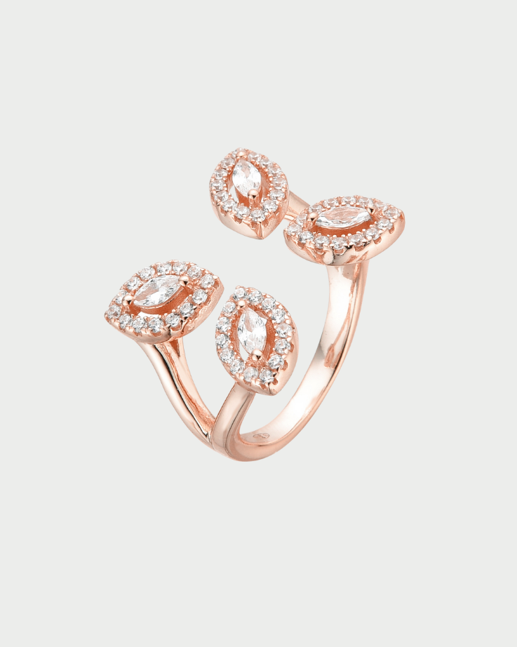 Bague Fleur Éternelle - Rose