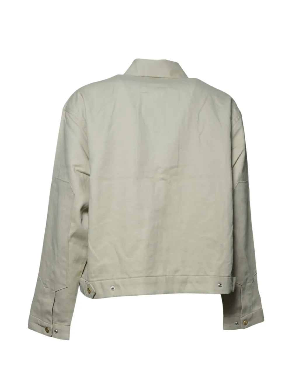 Chaqueta Trucker de sarga de cáñamo - Eucalyptus