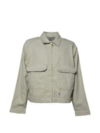 Chaqueta Trucker de sarga de cáñamo - Eucalyptus
