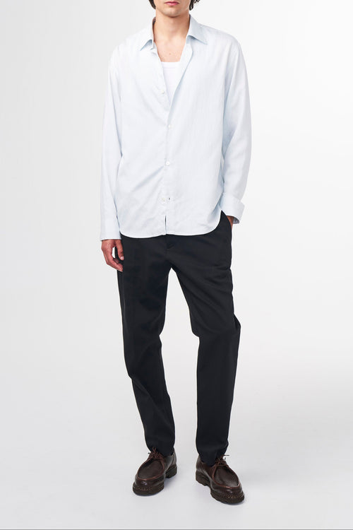 Freddy No Pkt Shirt - Green Stripe