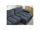 Canapé D'Angle Réversible Convertible Coffre - Anakin - Tissu Texturé - 2 Coussins