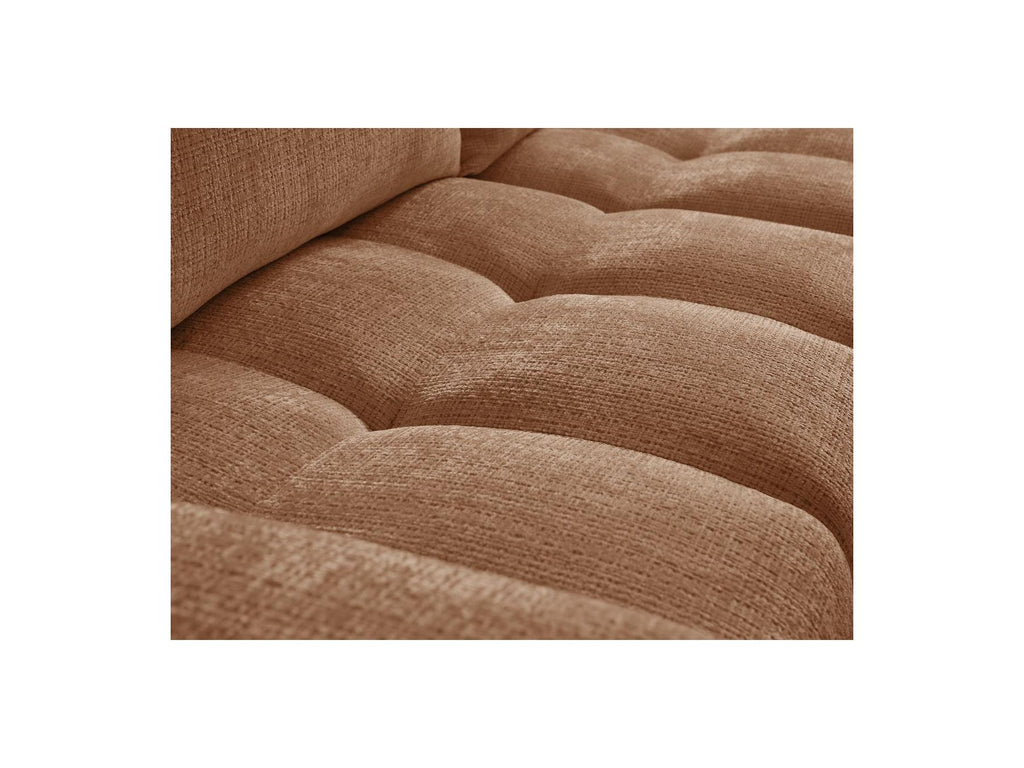 Anakin - Sofá esquinero reversible convertible con arcón - Tejido texturizado - 2 cojines