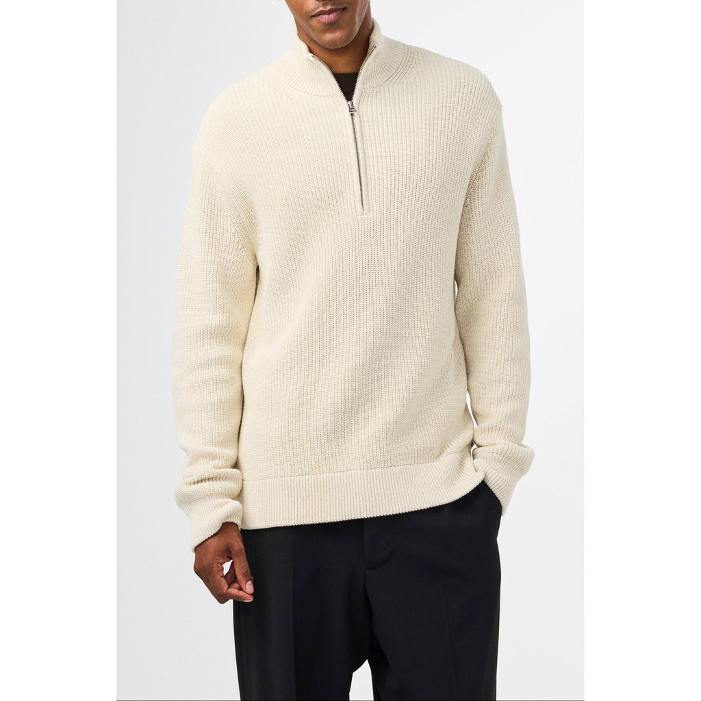 Chaleco Jacobo Half Zip - Ivory