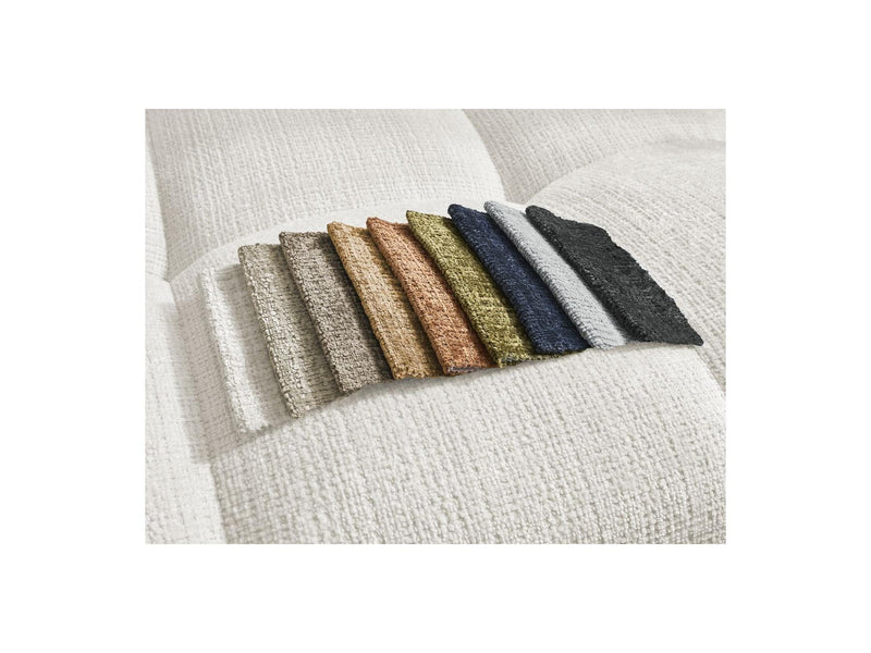 Canapé D'Angle Réversible Convertible Coffre - Anakin - Tissu Texturé - 6 Coussins