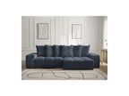 Anakin - Reversible Convertible Corner Sofa with Storage - Textured Fabric - 6 Cushions