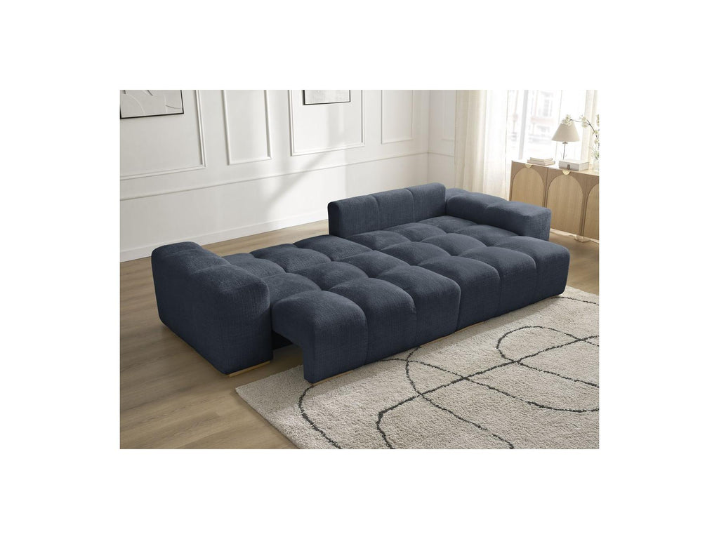 Anakin - Reversible Convertible Corner Sofa with Storage - Textured Fabric - 6 Cushions