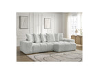 Anakin - Reversible Convertible Corner Sofa with Storage - Textured Fabric - 6 Cushions
