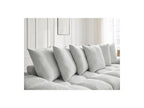 Anakin - Reversible Convertible Corner Sofa with Storage - Textured Fabric - 6 Cushions