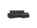 Anakin - Reversible Convertible Corner Sofa with Storage - Textured Fabric - 6 Cushions