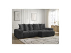 Anakin - Reversible Convertible Corner Sofa with Storage - Textured Fabric - 6 Cushions