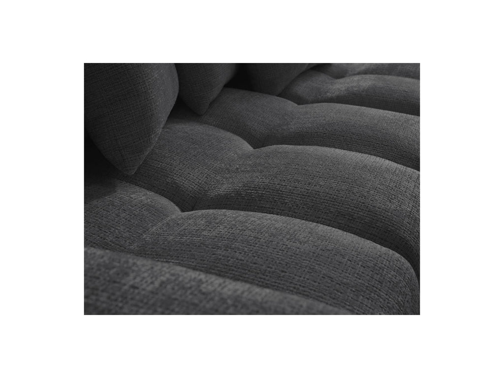 Anakin - Reversible Convertible Corner Sofa with Storage - Textured Fabric - 6 Cushions