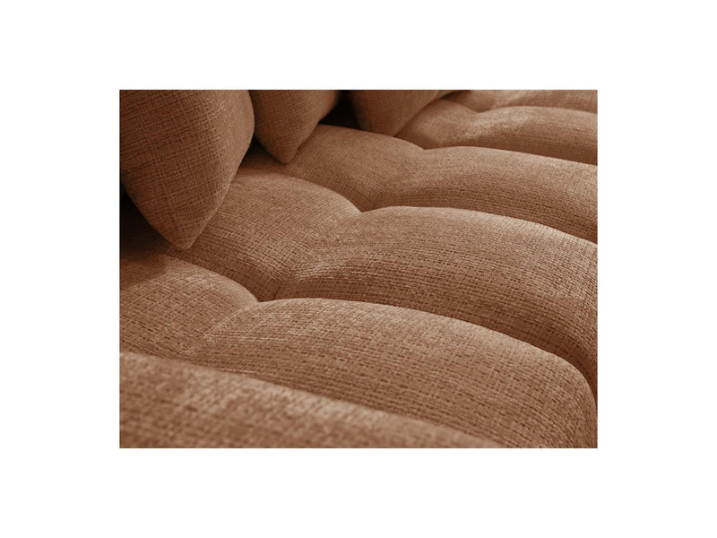 Canapé D'Angle Réversible Convertible Coffre - Anakin - Tissu Texturé - 6 Coussins