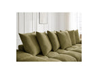Anakin - Reversible Convertible Corner Sofa with Storage - Textured Fabric - 6 Cushions