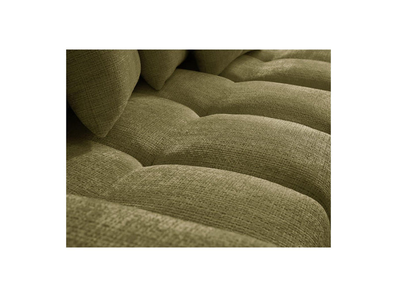 Canapé D'Angle Réversible Convertible Coffre - Anakin - Tissu Texturé - 6 Coussins