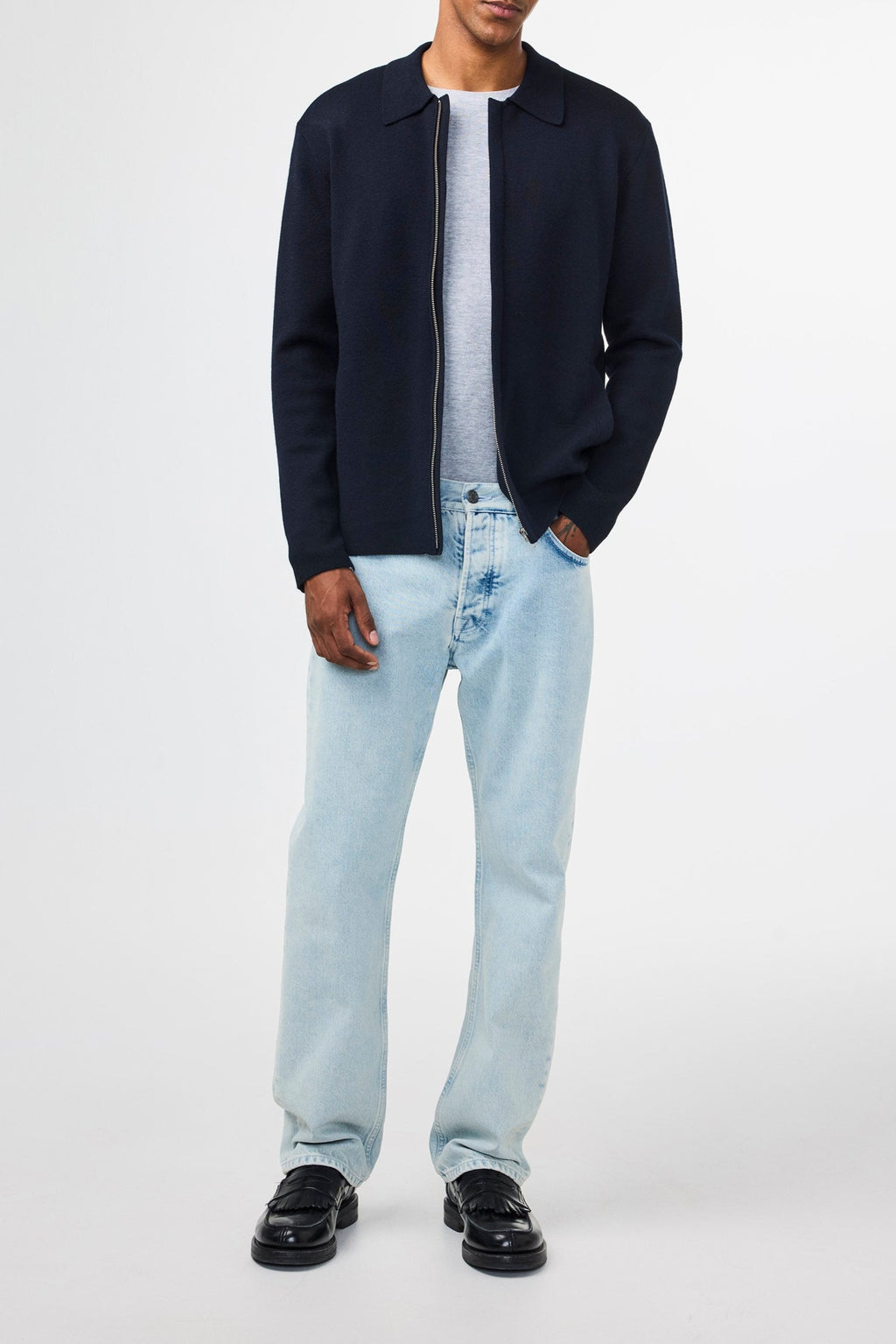 Chaleco Kenny Full Zip - Deep Navy