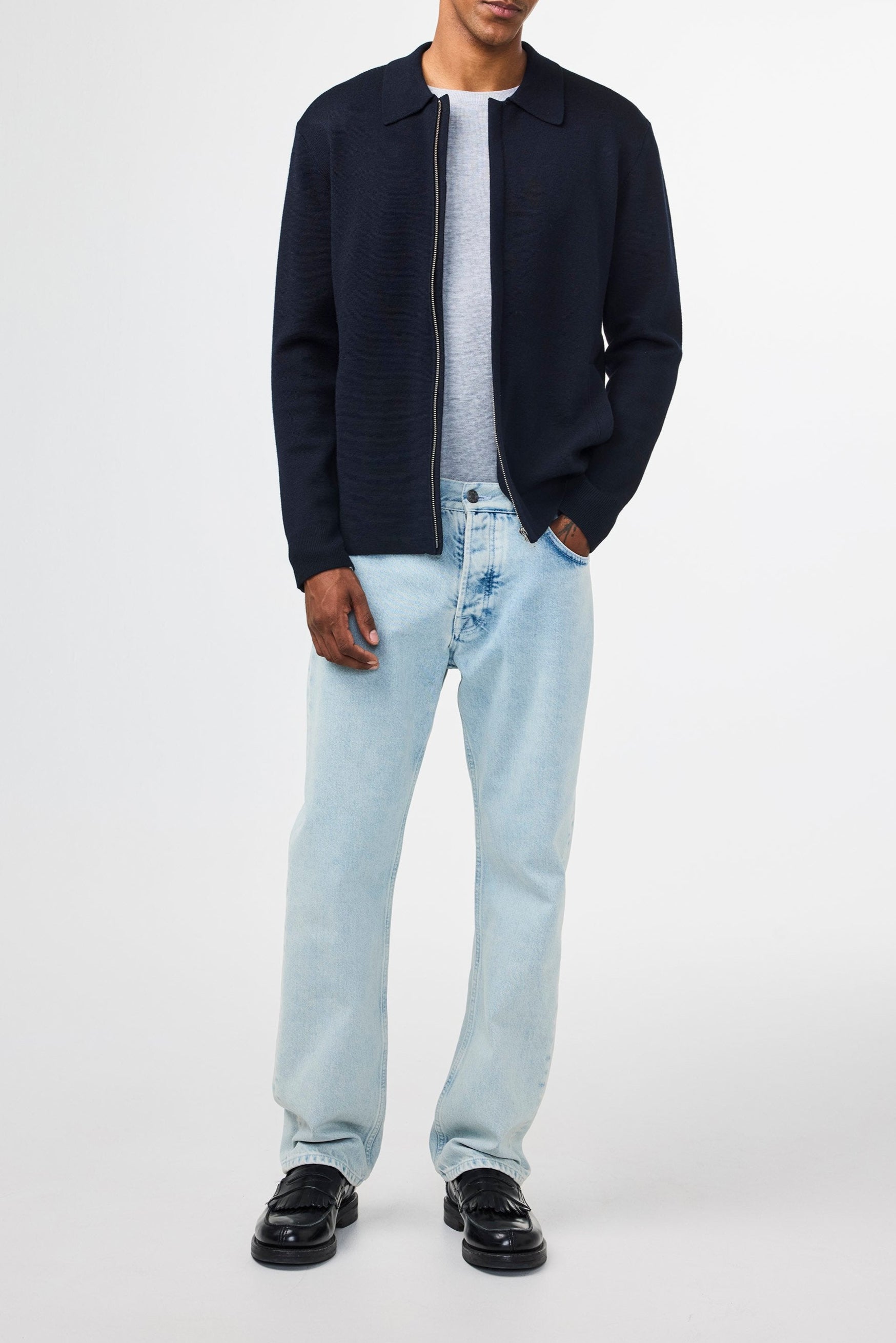 Chaleco Kenny Full Zip - Deep Navy