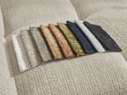 Anakin - Canapé D'Angle Réversible - Tissu Texturé - 2 Coussins