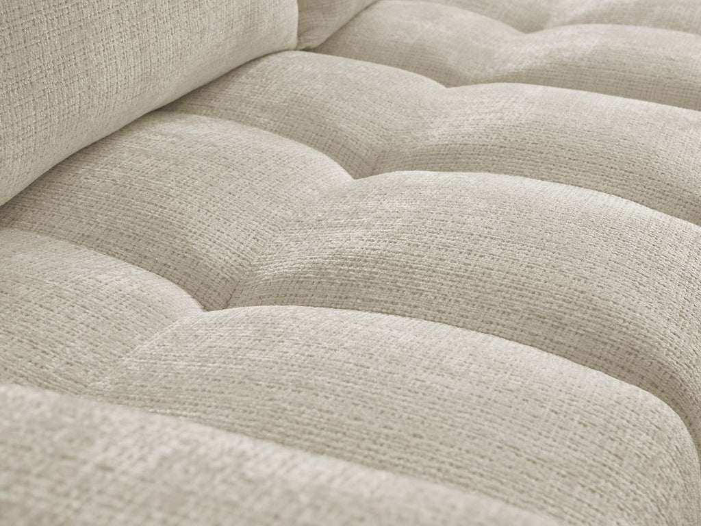 Anakin - Canapé D'Angle Réversible - Tissu Texturé - 2 Coussins