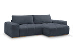 Anakin - Canapé D'Angle Réversible - Tissu Texturé - 2 Coussins