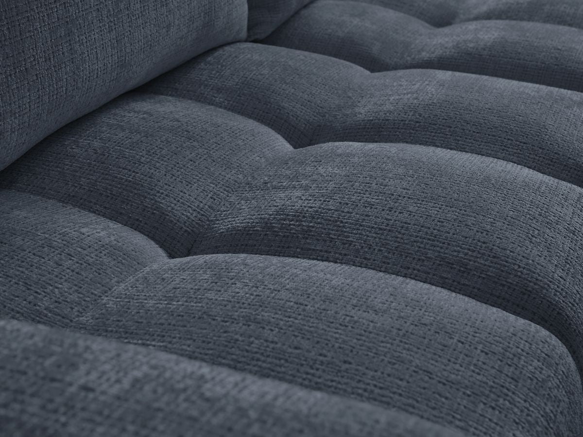 Anakin - Canapé D'Angle Réversible - Tissu Texturé - 2 Coussins