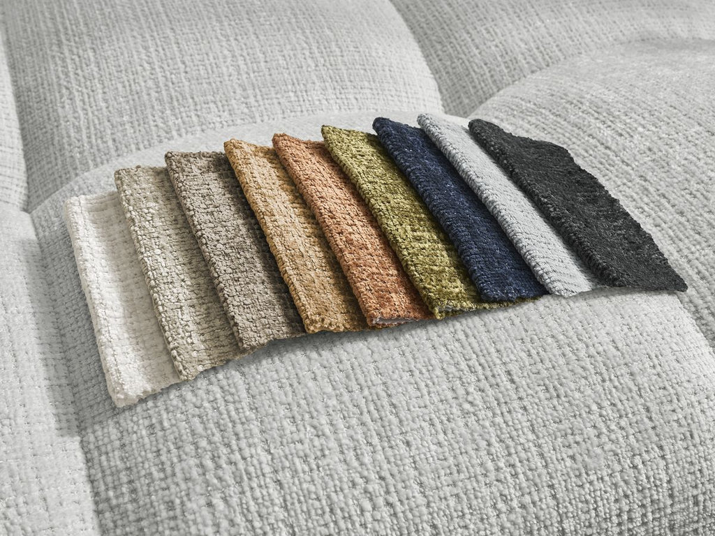 Anakin - Canapé D'Angle Réversible - Tissu Texturé - 2 Coussins